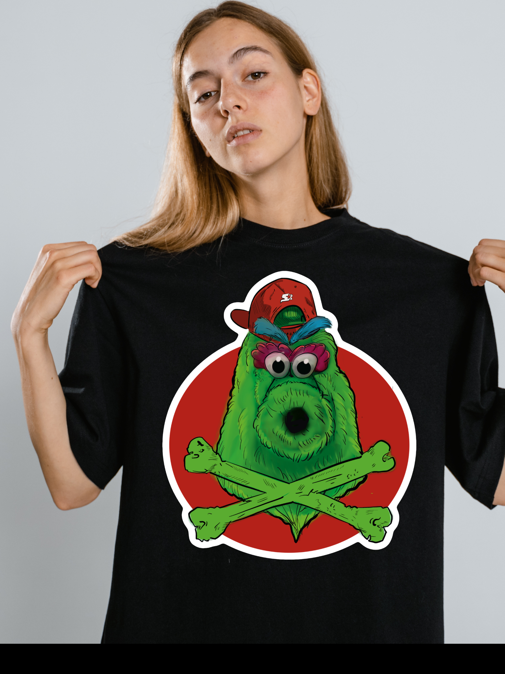 Philadelphia Mascot Crossbones T-shirt