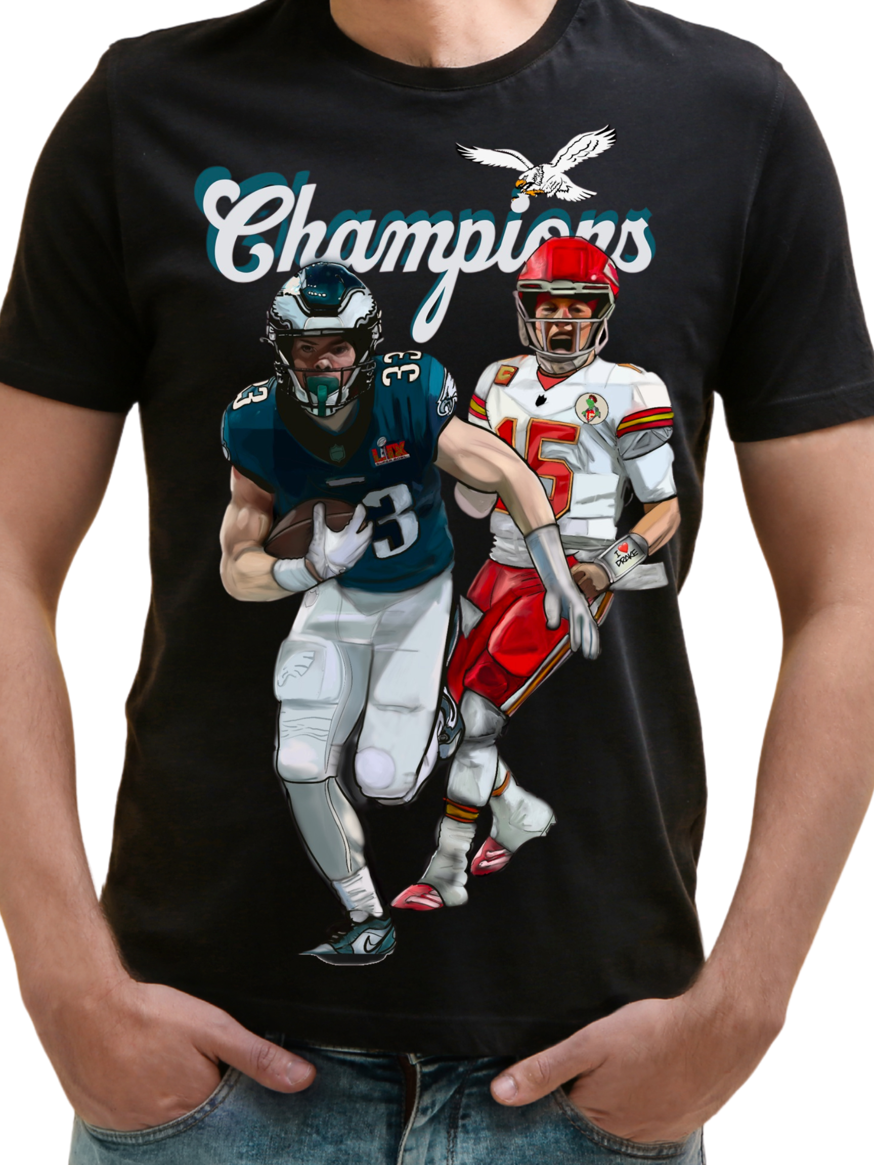 Cooper Dejean "pick 6 " champions T-shirt