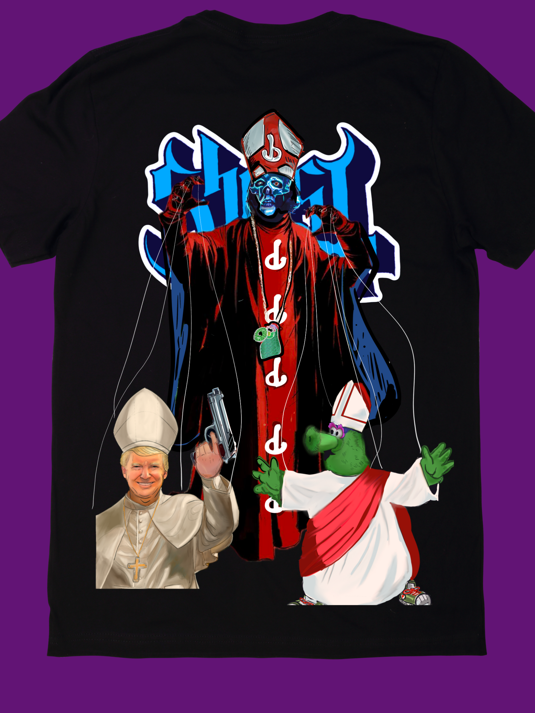 Philadelphia/Ghost Mashup Limited edition Tee 2