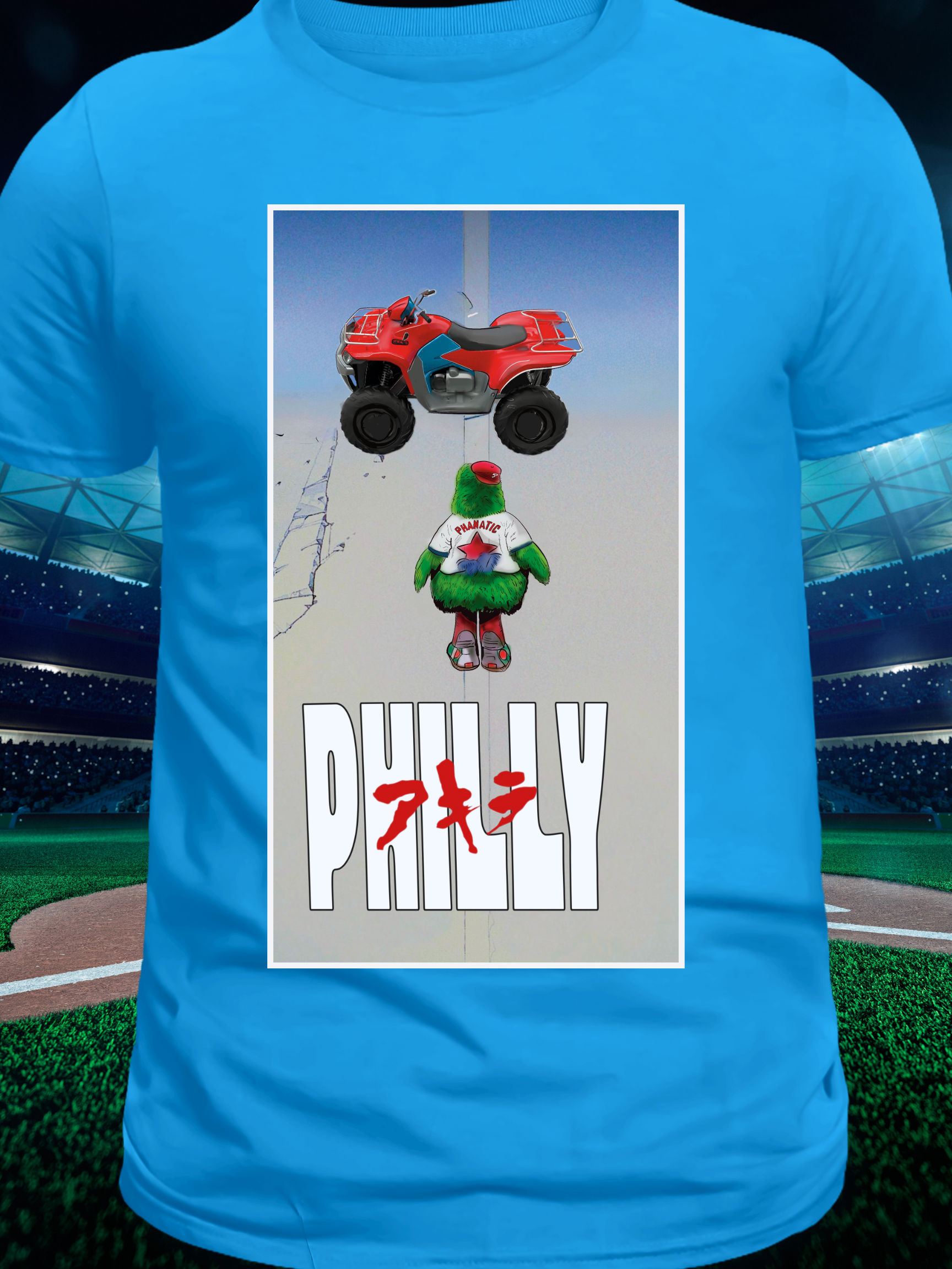 Philly Akira Parody T-Shirt –  Baseball Fan Tee
