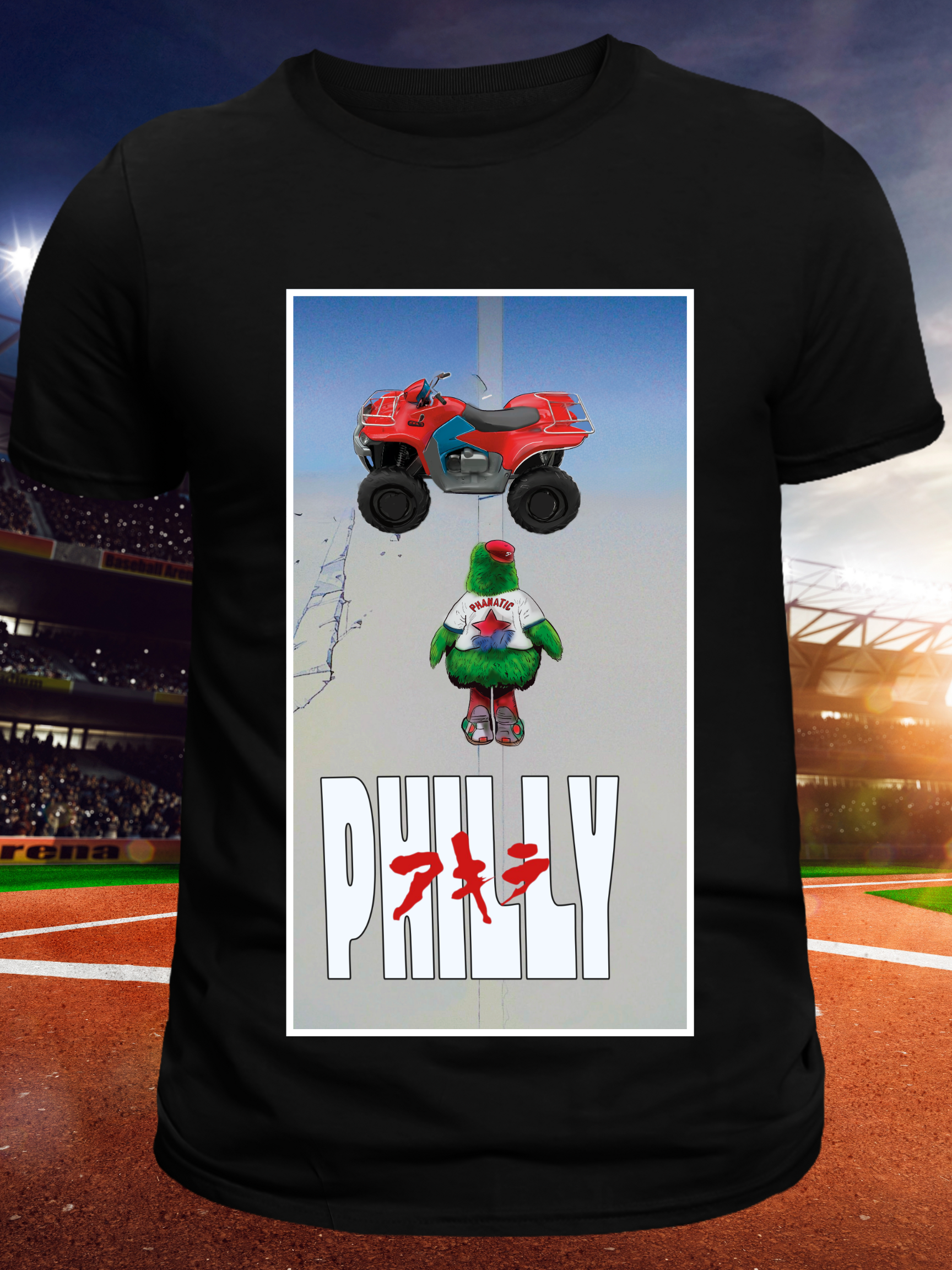Philly Akira Parody T-Shirt –  Baseball Fan Tee